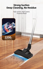 Aspirator cu Sac HALEY® HY-9923, 2200W, Capacitate Rezervor 23L, Funcționare Uscat, Mov - Imagine 5