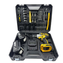 Trusa Mașină de Înșurubat cu Impact, Bormasina, AT PERFORMANCE®, 36V cu 2X Acumulator, 850Nm, 40 Accesorii, Albastru/Negru - Imagine 4