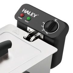 Friteuza Electrica HALEY HY-2504 cu Capacitate de 3L, Termostat Reglabil si Design din Otel Inoxidabil - Imagine 5