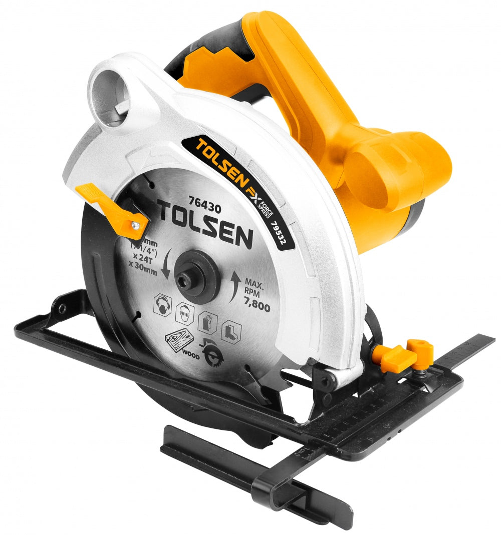 Fierastrau circular 1300 W, 45°- 90°, FX Force Xpress, Industrial, Tolsen