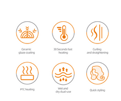 Ondulator de Par HALEY HY-3505 – Solutia Profesionala pentru Coafuri Perfecte, Compatibil cu Toate Tipurile de Par - Imagine 5
