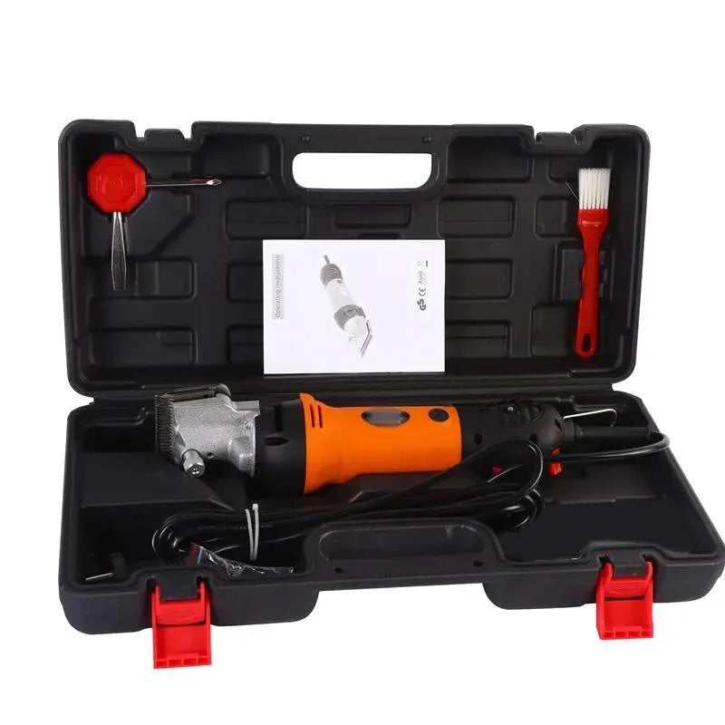 Masina de tuns oi profesionala, 850 W cu 2400 r/min si 6 viteze Pentru oi, caprele, alpaca, cainii de talie mare și orice alte animale