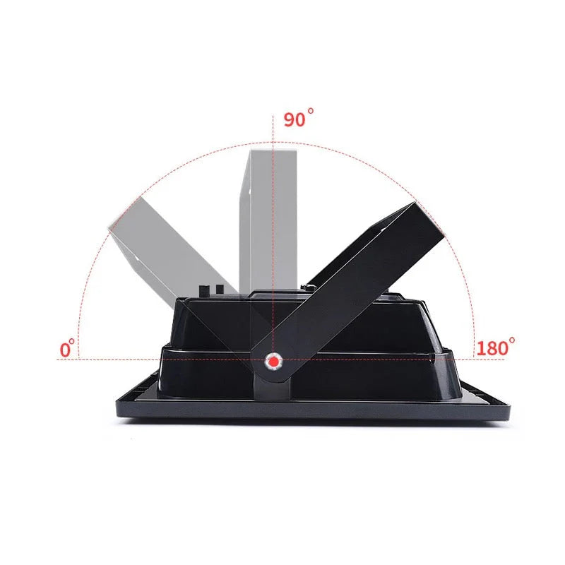 Proiector solar 200w LED Jortan, cu Telecomanda, Suport prindere inclus, Panou Fotovoltaic, Autonomie Mare, Senzor de lumina