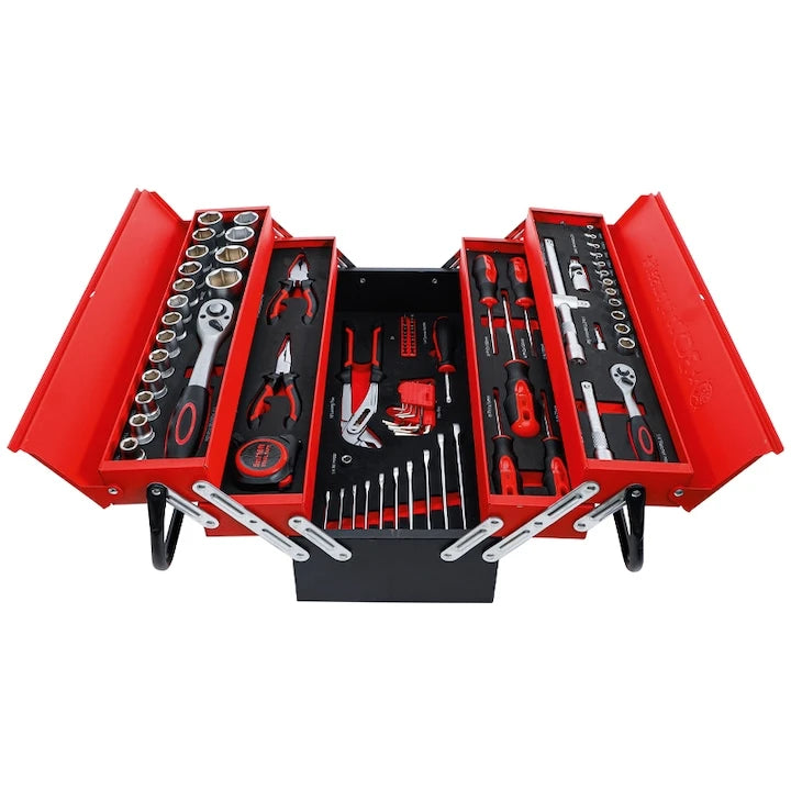 Trusă Scule 86 Piese AT PERFORMANCE®, Cutie Metalică, Uz Hobby - Imagine 9