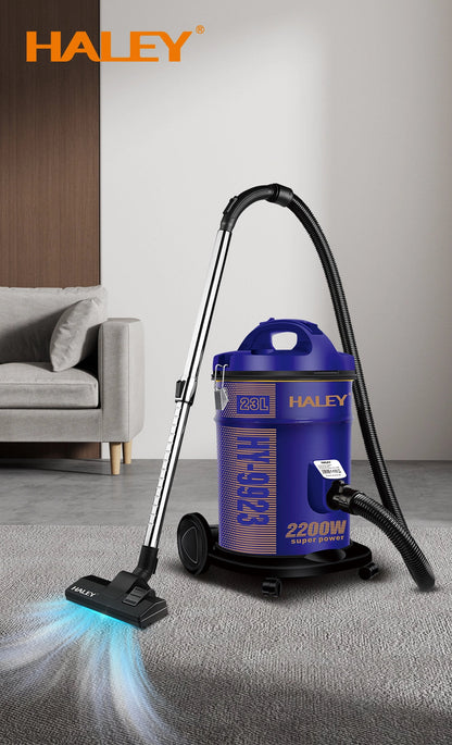 Aspirator cu Sac HALEY® HY-9923, 2200W, Capacitate Rezervor 23L, Funcționare Uscat, Mov - Imagine 10