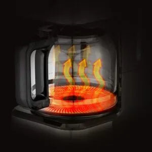 Aparat de Cafea HALEY 950W, 1.5L, LED Display, Anti-Drip, Brewing Inteligent, Inox, Control Temperatură Precis - Imagine 10