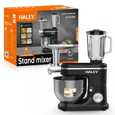 Blender de bucătărie Haley HY-2406 – Capacitate 8L și 6 trepte de viteză pentru rezultate perfecte