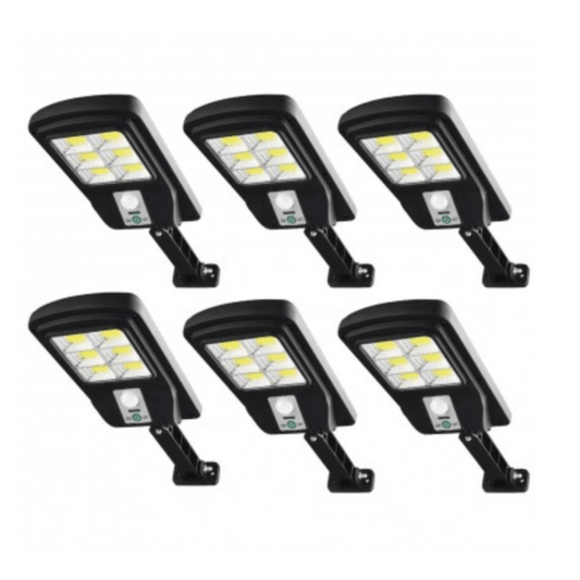 Set 6 Lampi Solare de exterior, 48 COB LED, Cu Senzor de miscare si lumina