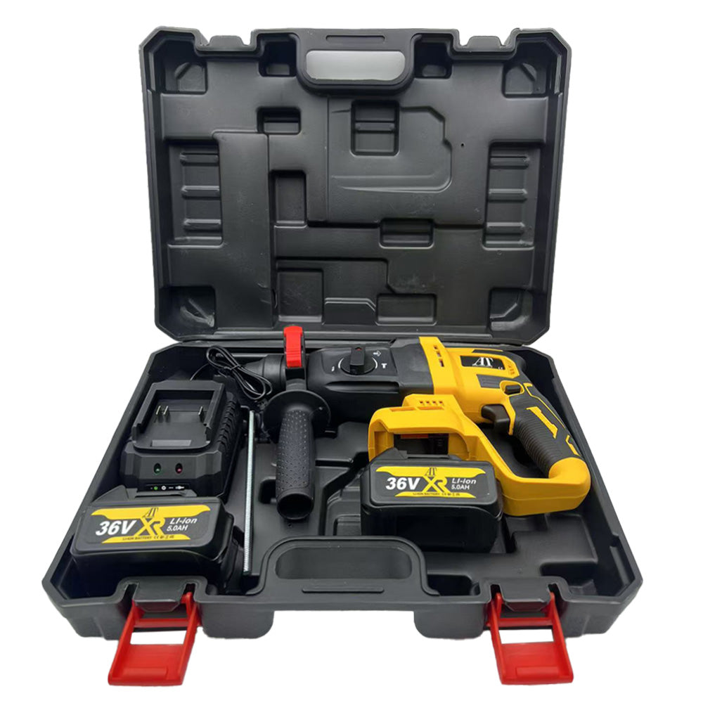 Mașină de Găurit Electrică AT PERFORMANCE® 1680W, 3500rpm, 2 Baterii 36V, 26mm, Fără Fir, Albastru – Putere și Precizie pentru Profesioniști și Bricolaj - Imagine 9