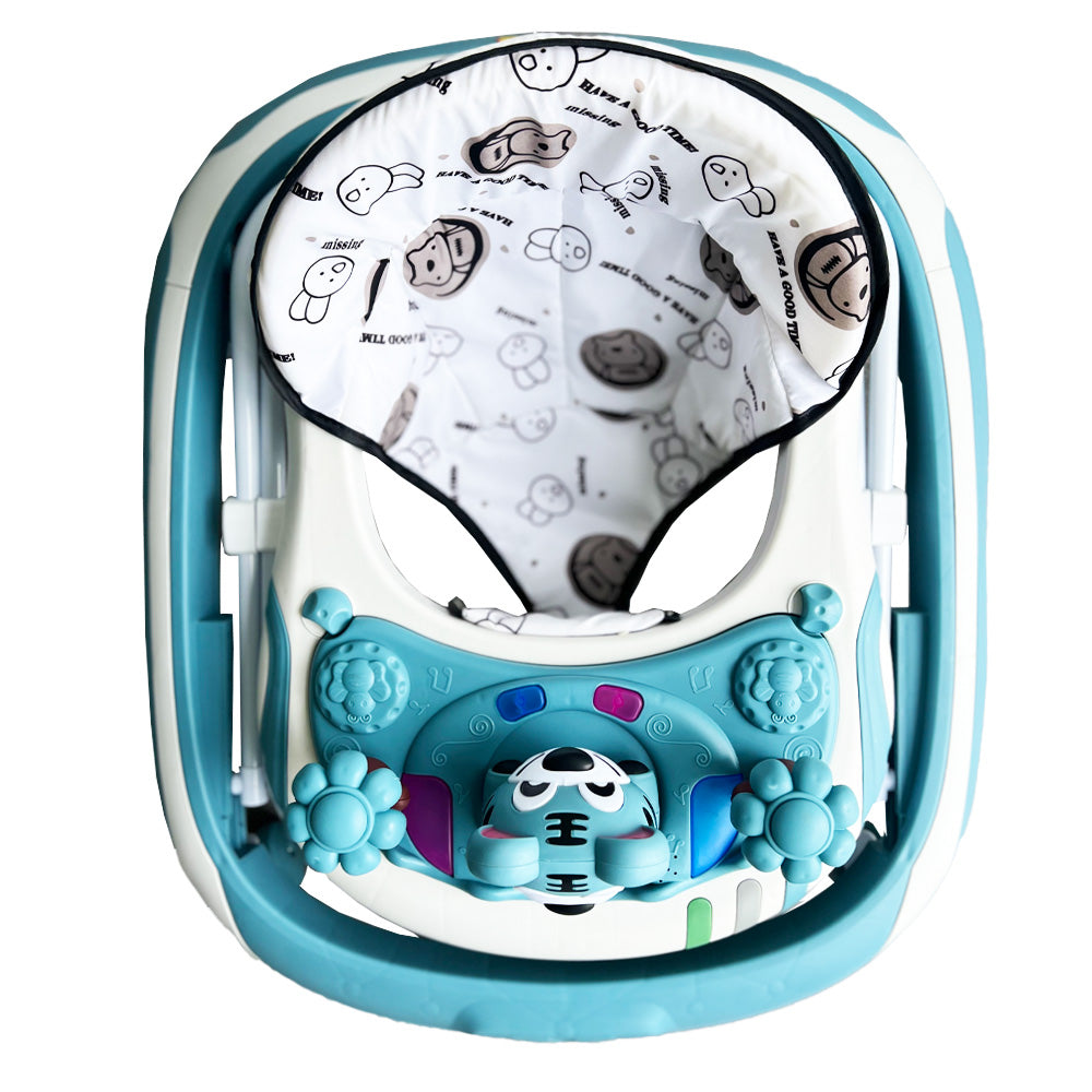 Premergător 3 în 1 pentru Copii AT PERFORMANCE® – Educație, Joacă și Siguranță, Ursuleț Albastru - Imagine 9