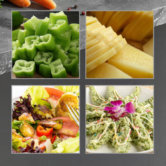 Tocător Electric Comercial HALEY HY-1321, 600W, Feliator Cartofi și Ceapă, Capacitate ≥17 căni, Accesorii Incluse – Ideal pentru Restaurant, Hotel sau Gospodărie - Imagine 5