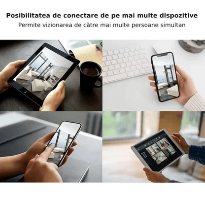 Camera supraveghere cu panou solar si cartela sim 8Mpx card inclus 32gb