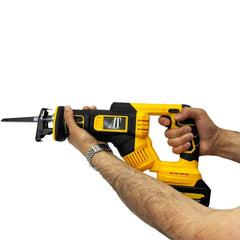 Fierăstrău Electric Alternativ AT PERFORMANCE® 3000RPM, 2 Acumulatori 36V, Tăiere Lemn și Metal, Cuplu Mare, Negru/Albastru - Imagine 4