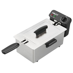 Friteuza Electrica HALEY HY-2504 cu Capacitate de 3L, Termostat Reglabil si Design din Otel Inoxidabil - Imagine 3
