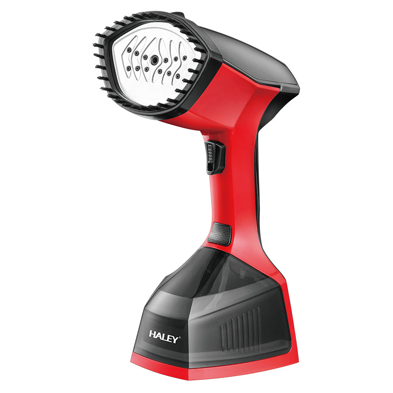 Fier de Calcat cu Abur HALEY, 1600W, Design Compact, Incalzire Rapida in 15 Secunde si Performanta Profesionala, Rosu/Negru - Imagine 9