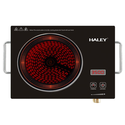 Plită cu Inducție HALEY 3500W, Geam Cristal Negru, Timer, Control Tactil, Oprire Automată, Protecție la Supraincălzire - Imagine 9