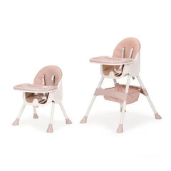 Scaun Multifuncțional 4 în 1– Design Modern și Portabil roz, Reglabil pe Înălțime și Înclinare, Ideal pentru Copii - Imagine 6