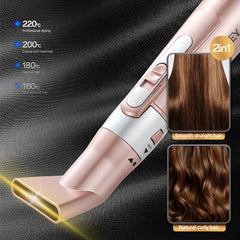 Uscător de Păr 7 în 1 HALEY – Ondulator Multifuncțional cu Ionizare, Protecție Termică, 800W, Accesorii Incluse, Ideal pentru Coafare Profesională Acasă - Imagine 5