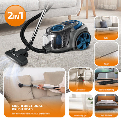 Aspirator Fără Sac HALEY 4,5L, 3000W, Aspirator de Praf, Aspirator Puternic cu Fir, de Calitate, cu Ciclon - Imagine 9