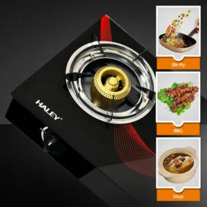 Aragaz cu două ochiuri Haley HY-1517 – Flacără puternică și consum redus de gaz - Imagine 10