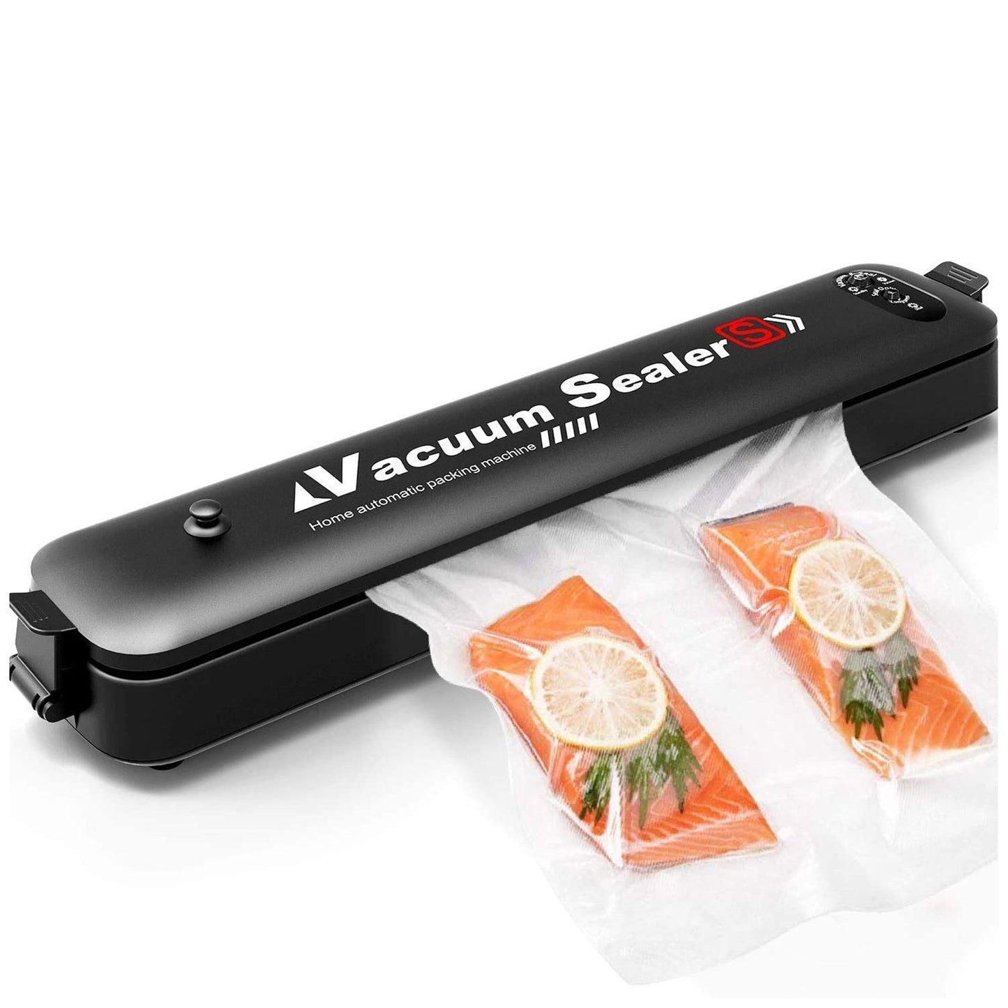 Aparat pentru Vidare si Sigilare pungi, Vacuum Sealer, 90W, 220V, portabil, negru - Imagine 7