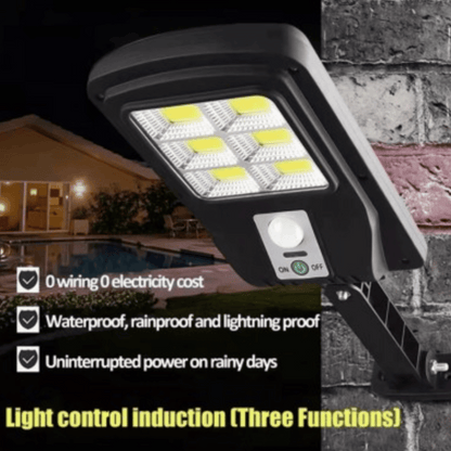 Set 6 Lampi Solare de exterior, 48 COB LED, Cu Senzor de miscare si lumina
