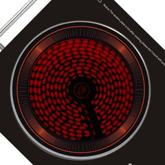 Plită cu Inducție HALEY 3500W, Geam Cristal Negru, Timer, Control Tactil, Oprire Automată, Protecție la Supraincălzire - Imagine 4