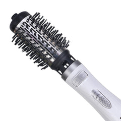 Perie Rotativă HALEY 1000W – 2 Perii, Încălzire Rapidă, Modelare de Durată, Protecție Păr, Inveliș Ceramic, Alb/Argintiu - Imagine 5