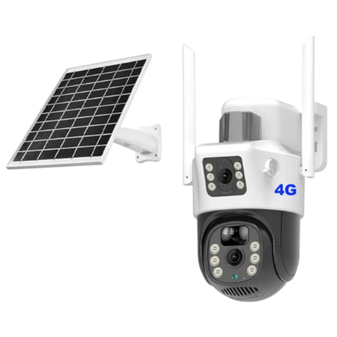 Camera supraveghere cu panou solar si cartela sim 8Mpx card inclus 32gb