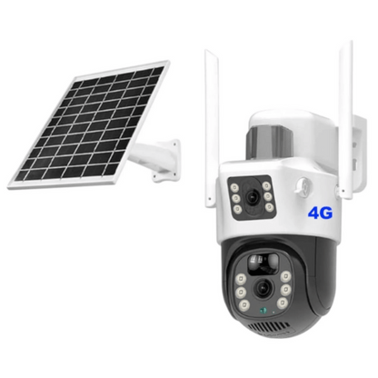 Camera supraveghere cu panou solar si cartela sim 8Mpx card inclus 32gb