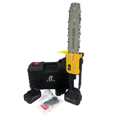 Drujbă Electrică AT PERFORMANCE®, 1200W cu Acumulator 48V, Lamă 30 cm, 4200 RPM, Portabilă, Fără Fir, Cu Accesorii - Imagine 2