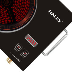 Plită cu Inducție HALEY 3500W, Geam Cristal Negru, Timer, Control Tactil, Oprire Automată, Protecție la Supraincălzire - Imagine 5