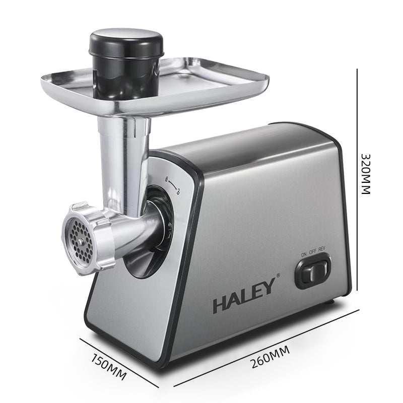 Mașină de Tocat Carne HALEY 2600W, Cutter cu Torsiune Mare, Oțel Inoxidabil, Port Mare de Alimentare, Ușor de Curățat - Imagine 10