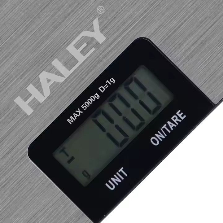 Cântar Electronic HALEY, 5000G, din Oțel Inoxidabil Design Portabill, Argintiu - Imagine 10