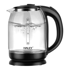 Fierbător Electric HALEY HY-8862: Portabil din Sticlă de 2,2L, încălzire Rapidă cu Oprire Automată - Imagine 3