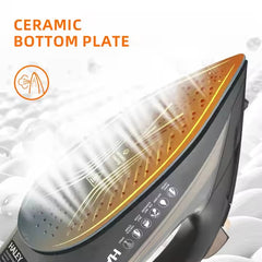 Fier de Călcat Electric HALEY 2200W, Mic Portabil de Înaltă Calitate, cu Abur, Puternic pentru Hoteluri - Imagine 4