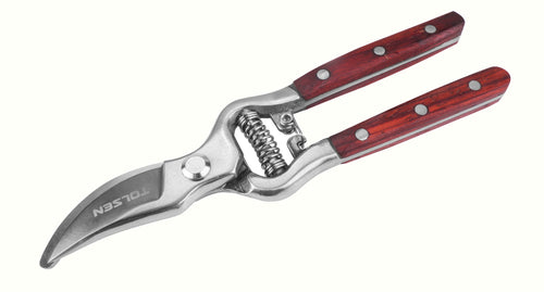 Foarfeca de gradina cu maner de lemn, 220 mm , Industrial, Tolsen