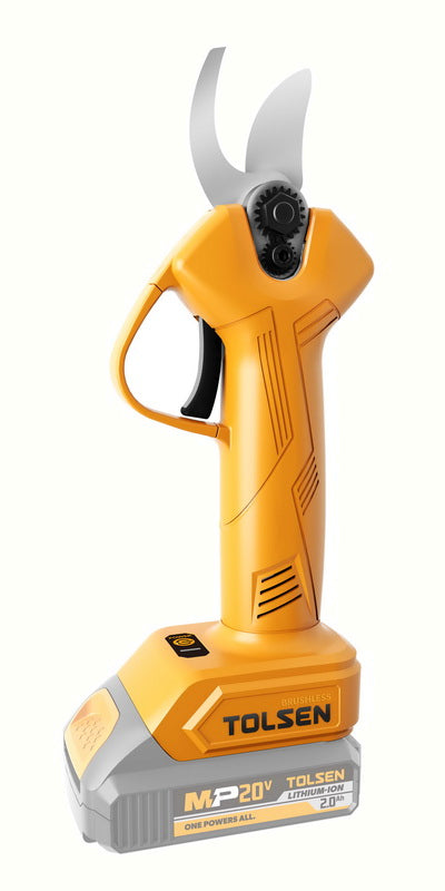 Foarfeca electrica pentru gradina fara fir cu acumulator Li-ION, BRUSHLESS, 30MM, MP20V, ACUMULATOR NEINCLUS, TOLSEN