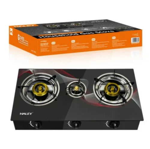 Aragaz Portabil cu Plită din Sticlă Securizata, 3 Arzătoare, Funcționare pe GPL- Butelie, Design Modern și Ușor de Curățat - Imagine 10