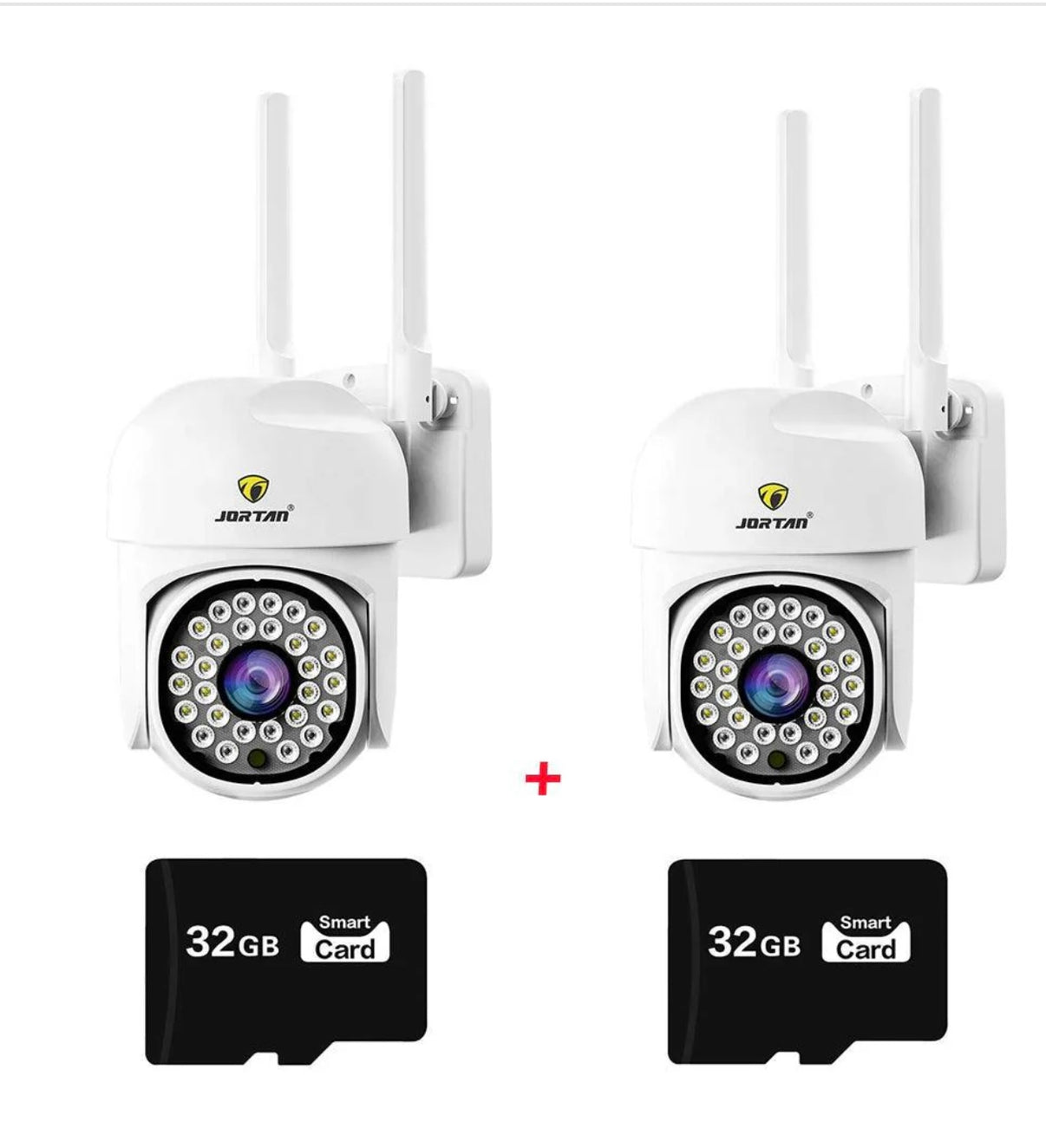 Set 2X Camere de supraveghere Jortan WIFI, Full HD - Imagine 2