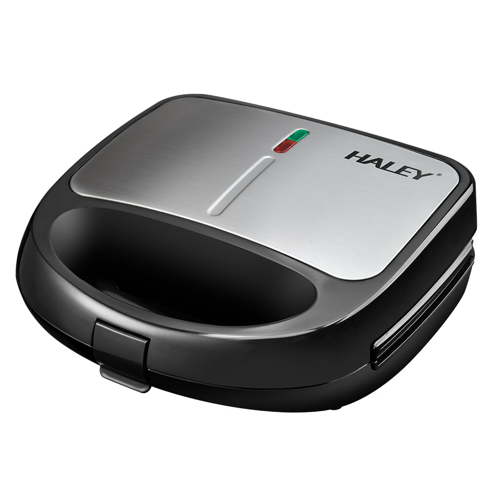 Sandwich Maker 3 în 1 HALEY® HY-1031, Plăci Antiaderente, Grill și Waffle, Design Compact, Negru - Imagine 9