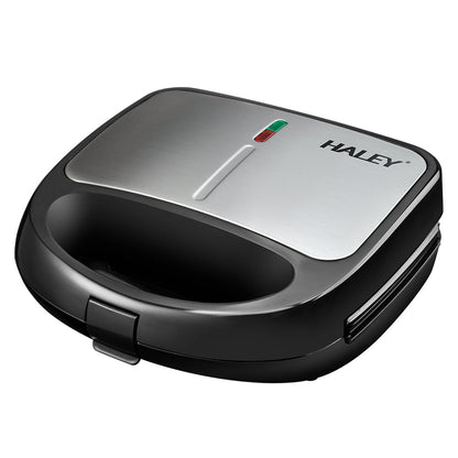 Sandwich Maker 3 în 1 HALEY® HY-1031, Plăci Antiaderente, Grill și Waffle, Design Compact, Negru - Imagine 9