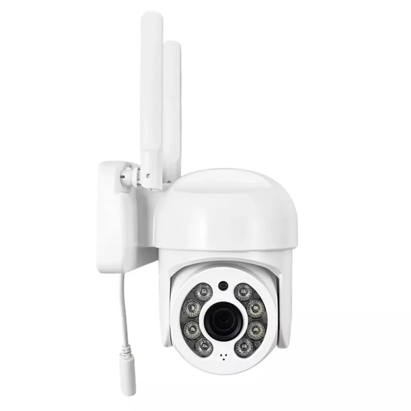 Camera Jortan de Supraveghere Wifi inteligenta, cu Detectie de miscare, Full HD, 8 Leduri de lumina, Rotire din Aplicatie 360 de grade, Vedere Color Pe Timp de Noapte