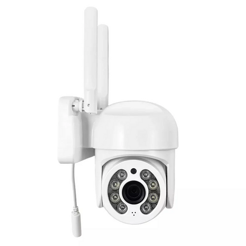 Camera Jortan de Supraveghere Wifi inteligenta, cu Detectie de miscare, Full HD, 8 Leduri de lumina, Rotire din Aplicatie 360 de grade, Vedere Color Pe Timp de Noapte
