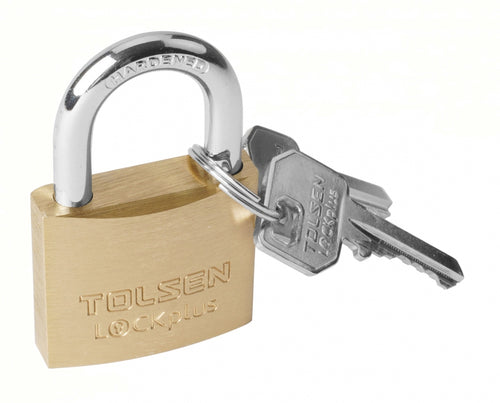 Lacat din alama 50mm, Industrial LOCKplus, Tolsen