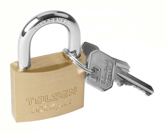Lacat din alama 50mm, Industrial LOCKplus, Tolsen