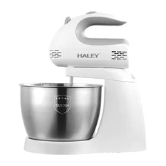 Mixer de Inalta Performanta HALEY, 500W, Bol Generos din Inox de 3L, 5 Trepte de Viteza, Alb si Inox - Imagine 3