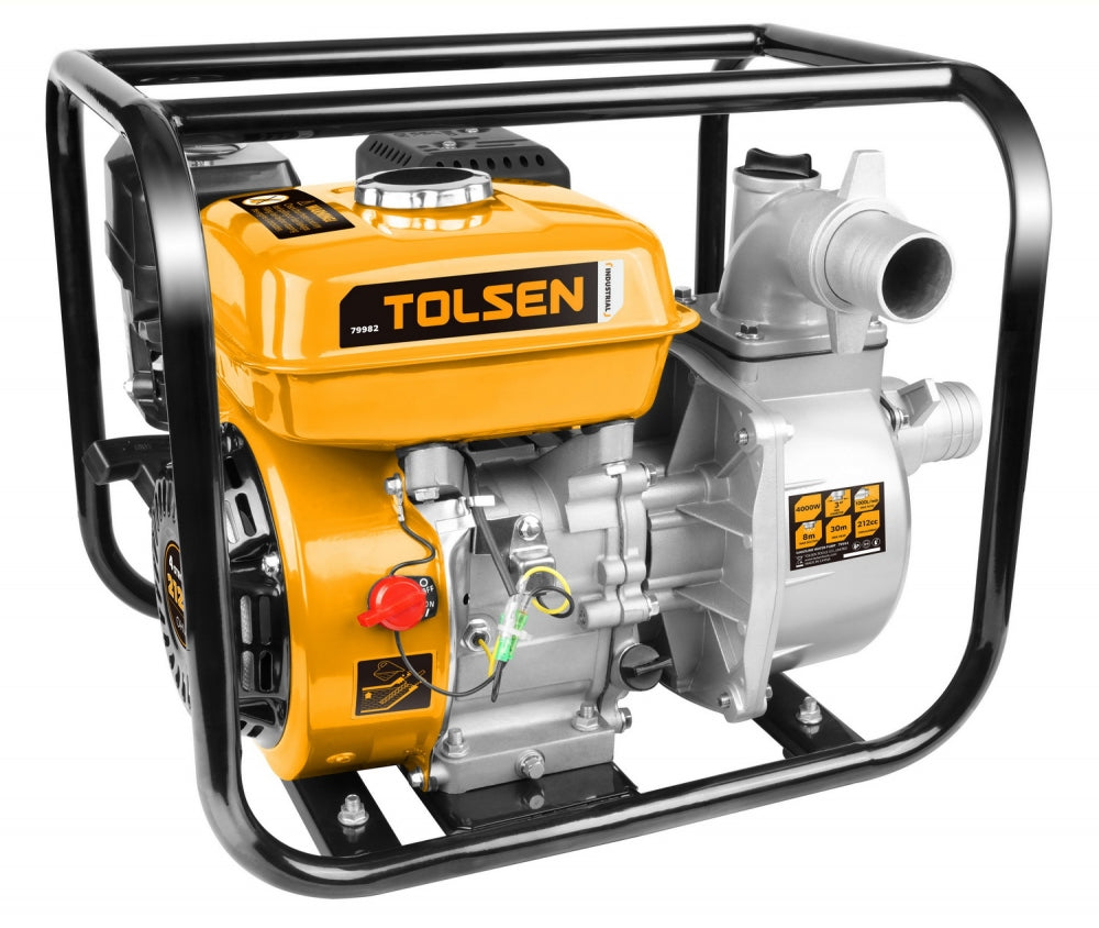 Motopompa 3 - 4000 W - 1000L/min - benzina, Industrial, Tolsen