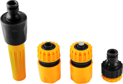 Pistol pentru stropit set, duza pentru stropit cu accesorii robinet, set de 4, 1/2", Tolsen