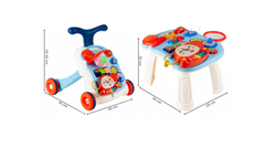 Antemergator Multifunctional 6 in 1, BabyElephant, cu Centru de Activitati si Masuta Interactiva - Imagine 3